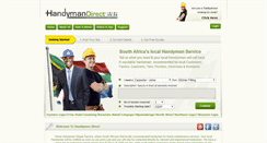 Desktop Screenshot of handymandirect.co.za